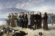 Perez, Antonio Gisbert The Execution of Torrijos and His Companions oil on canvas